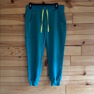 Figs marine Jogger Pants with Yellow Drawstrings